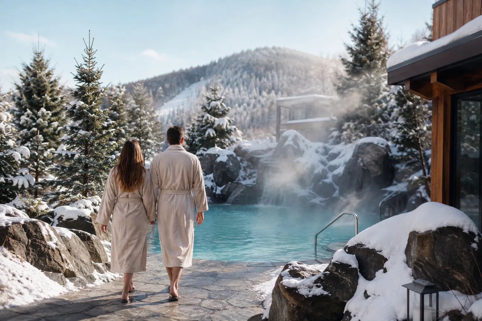 Escapade spa à Saint-Sauveur pour une fin de semaine en couple